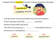 Referensi Kunci Jawaban Bahasa Indonesia Kelas 3 Halaman 47 Kurikulum Merdeka Tentang Melengkapi Kalimat rumpang Dengan Kosakata Baru