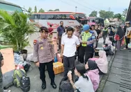 Maksimalkan Pengamanan Jelang Lebaran, Dirpamobvit Polda Metro Jaya Cek Pos Pelayanan Terminal Bus Kampung Rambutan Jakarta