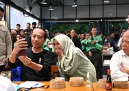 Presiden Jokowi Mampir dan Makan Mie Gacoan