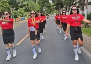 Gerak Jalan Desa Blambangan Sukses Digelar, Jalan Rusak Jadi Tantangan