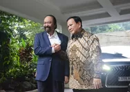 Prabowo dan Surya Paloh Bertemu di Kertanegara, NasDem Sepakat Dukung Pemerintahan Prabowo-Gibran
