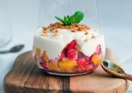 Resep Salad Buah Yogurt, Rendah Gula Tanpa Tambahan Kental Manis
