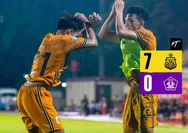 Menang 7-0 atas Persik Kediri, Bhayangkara FC tetap terendam di Zona Degradasi BRI Liga 1
