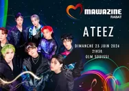 Wow! ATEEZ jadi headliner dan idol K-pop pertama di festival musik MAWAZINE, fans: menyala bajak laut ku