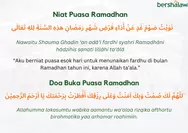 Persiapan Bulan Ramadhan 2024: Hafal Niat Puasa Ramadhan dan Doa Buka Puasa Ramadhan