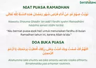 Ajarkan pada Anak Doa Niat Puasa Ramadhan dan Doa Buka Puasa Ramadhan, Puasa Tahun 2024 Lebih Berarti!