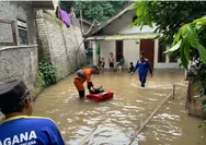 Bencana Banjir dan Tanah Longsor Melanda Kecamatan Bogor Barat, 7 Kepala Keluarga Mengungsi Akibat Rumah Terendam