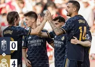 Real Madrid Melenggang dengan Kemenangan Telak 4-0 saat Melawat ke Markas Granada dalam Lanjutan La Liga