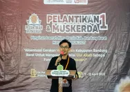 Pebrian Erdiana H, S.Pd Nahkodai HIMA Persis KBB, Pelantikan Dihadiri Polsek, Polres, KNPI, hingga DPRD