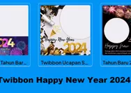20 Link Twibbon Selamat Tahun Baru 2024 Gratis, dengan Desain Keren dan Menarik, Berikut Cara Menggunakannya!