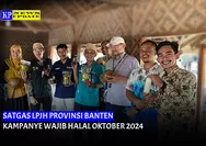 Kampanye Wajib Halal Oktober 2024 di Desa Wisata Provinsi Banten