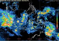 Tekanan Rendah di Laut Arafuru Selatan Picu Gelombang Tinggi & Hujan Lebat di Timur Indonesia