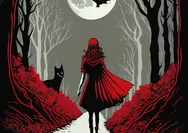 Dongeng Red Riding Hood, Serigala Memakan Neneknya dan Bersembunyi di Tempat Tidur, Bagian 2