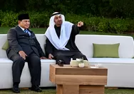 Disambut Pelukan Hangat MBZ Sambil Menunggu Buka Puasa, Prabowo Bahas Penguatan Investasi di UEA