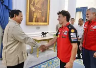 Prabowo Sambut Marc Márquez di Istana, Dorong Sport Tourism dan Regenerasi Pebalap Indonesia