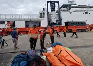 Setelah lima hari berlayar dari Jakarta, Kapal bantuan SAR tiba di Sibolga
