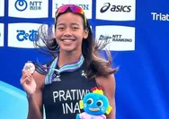 Triathlon nomor estafet campurn Indonesia gondol emas persembahkan emas SEA Games 2025 Thailand