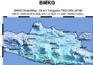 Gempa magnitudo 5,7 guncang Pacitan, getarannya terasa hingga ke Bali