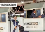 Aksi Masinis yang Beri Topinya ke Bocah saat Berfoto di Lokomotif Kereta Stasiun Semarang Tuai Pujian: Sederhana tapi Jadi Kenangan