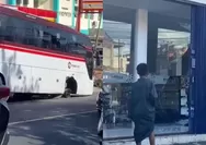 Heboh insiden ban bus Primajasa lepas lalu hantam apotek di Tasikmalaya, begini reaksi tak terduga warganet