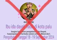 Hoax Ida Dayak Mau ke Palu!