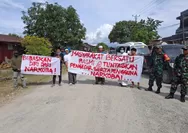 Warga 3 Desa di Rio Pakava Sepakat Perangi Narkoba, Massa Gelar Damai!