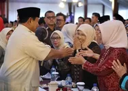 Prabowo Gelar Silaturahmi Kebangsaan dengan 1.600 Muslimat NU dan Relawan Jawa Timur, Ucapkan Terima Kasih