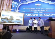 Hadiri Silaturahmi dan Bukber Partai Demokrat, Prabowo Diberi Lukisan Tangan Karya SBY