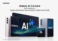 Galaxy AI Diluncurkan untuk seri Galaxy S23, seri Tab 9 dan Perangkat Lipat Generasi ke 5