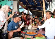 Melangkah Stabil: Tinjauan Langsung Presiden Jokowi terhadap Harga Bahan Pokok di Pasar Seketeng