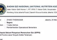 Total Ada 11 SPPG di Pemalang yang Kena Suspend BGN Gegara IPAL, Berikut Daftarnya 