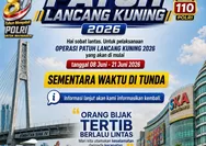 Korlantas Polri Tunda Pelaksanaan Ops Patuh 2026, Ditlantas Polda Riau Ajak Masyarakat Tetap Tertib Berlaluntas