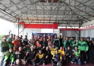 Kapolda Riau Ajak Komunitas Ojol Nobar Piala Dunia 2026 di Mako Brimob, Meriah dan Penuh Keakraban