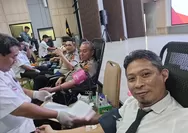 Sambut HUT Bhayangkara Ke-80, Polres Dumai Gelar Donor Darah dan Berhasil Kumpul 49 Kantong 