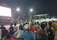 Kapolres Dumai Gelar Nobar Piala Dunia Bersama Masyarakat, Ciptakan Suasana Hangat dan Harmonis