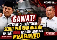 Gawat! Plt Gubri SF Hariyanto Sebut PAD Riau Anjlok Akibat MBG Program Unggulan Prabowo