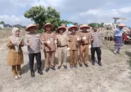 Dukung Ketahanan Pangan Nasional, Polsek Bukit Raya Panen Jagung Kuartal II 