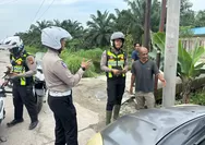 Macet Panjang di KM 75 Lintas Timur Pelalawan Berhasil Diurai dan Lancar, Satlantas Lakukan Penindakan Tegas