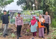 Polsek Batu Hampar Sosialisasi Green Policing, Ajak Masyarakat Tanam Pohon dan Jaga Kelestarian Alam