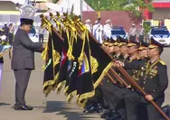 Presiden RI Prabowo Subianto Beri Nugraha Sakanti kepada Polda Riau, Kapolda: Penghargaan Ini Milik Seluruh Personel     