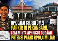 BPK Catat Selisih Omzet Parkir di Pekanbaru, LSM Minta APH Usut Dugaan Potensi Pajak Rp16,4 Miliar