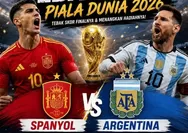 Link Live Streaming Final Piala Dunia 2026 Spanyol vs Argentina, Duel Messi vs Lamine Yamal Kick-off Pukul 02.00 WIB
