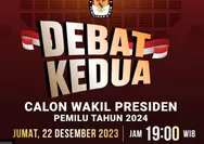 SEDANG TAYANG! Nonton Streaming Debat  Cawapres 2024 Lengkap dengan Tema serta Nama Moderator dan 11 Penelis 