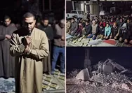 Memilukan, Momen Rakyat Palestina Sholat Tarawih di Depan Puing-Puing Masjid Bikin Nyesek Netizen: Ramadhan Tahun Ini Rasanya Berbeda...
