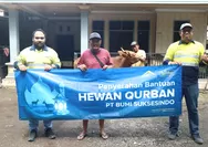 72 Hewan Kurban dari PT Bumi Suksesindo Disalurkan ke Masjid dan Musala di Pesanggaran Banyuwangi