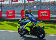 Tidak Hanya Pantau Tim, Valentino Rossi Pamer Aksi dan Berikan Pujian Saat di Sirkuit Mandalika