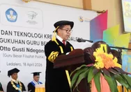 Resmi Dikukuhkan Sebagai Guru Besar, Prof. Dr. Otto Gusti; Kekuasaan Harus Berpihak Kepada Suara Dari Masyarakat Pinggiran