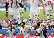 Drama 10 Gol dan Hattrick Saka! Inggris Tekuk Prancis 6-4, Rebut Medali Perunggu Pertama Sejak Juara 1966
