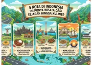 Anti-Bosan! 5 Kota di Indonesia Ini Punya Wisata dari Sejarah hingga Kuliner