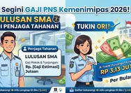 Bukan Cuma Gaji Pokok, Ini Penghasilan PNS Kemenimipas 2026 untuk Lulusan SMA